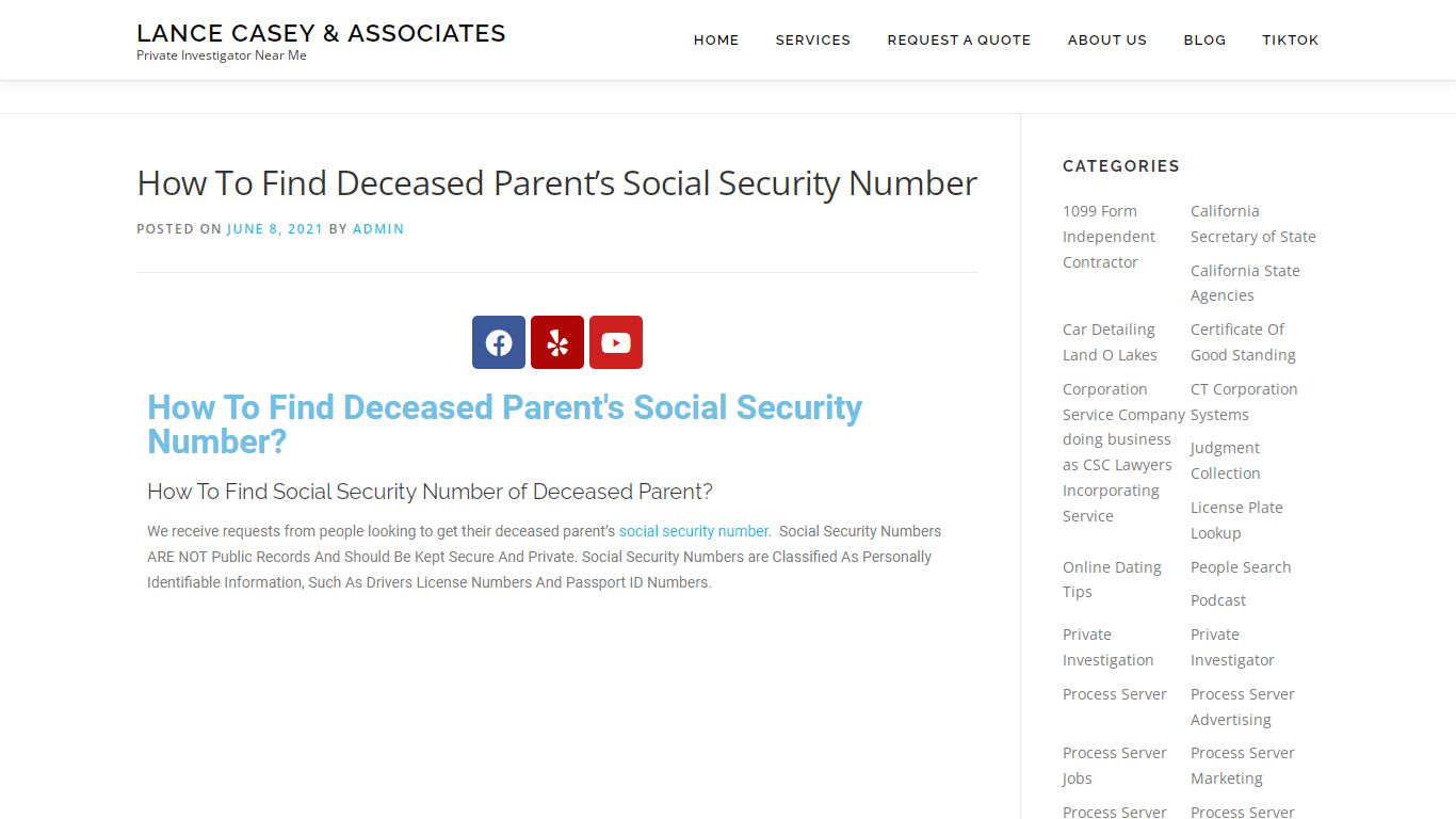 How To Find Deceased Parent’s Social Security Number